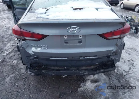 2018 Hyundai Elantra Se from USA, damaged, VIN KMHD74LFXJU557587
